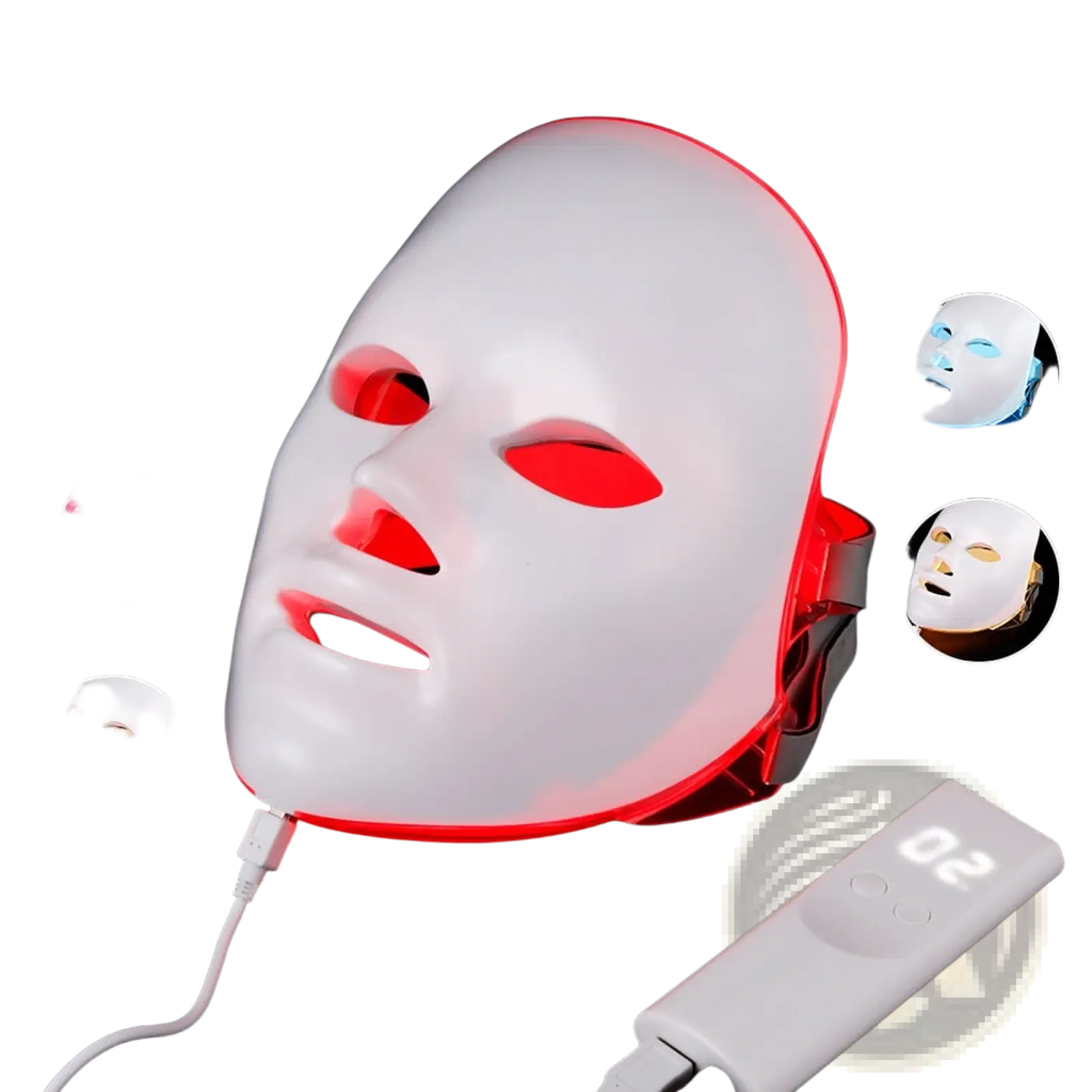 Led Facial Mask 7 Color Red Light Photon Skin Therapy