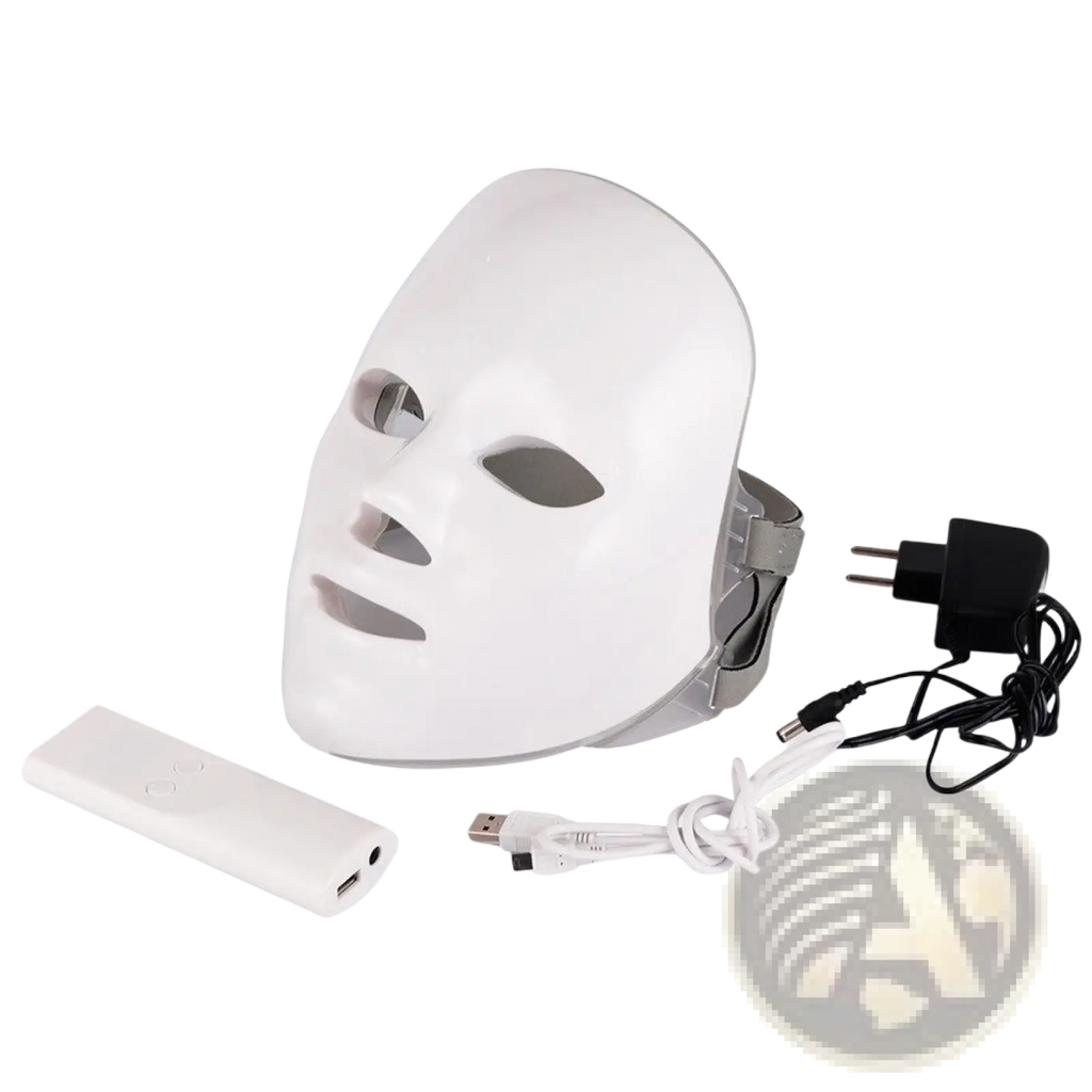 Led Facial Mask 7 Color Red Light Photon Skin Therapy